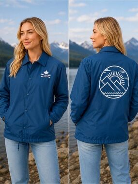 HBC Stripes Hudson’s Bay Company Windbreaker